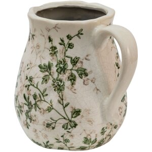 Clayre & Eef 6CE1458M Декоративный кувшин зеленый,...