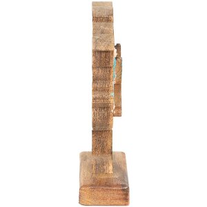 Clayre & Eef 6H2152 Декоративный кролик коричневый, розовый 15x6x22 см