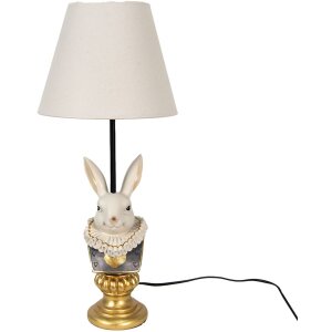 Clayre & Eef 6LMC0056 Настольная лампа Rabbit Beige...