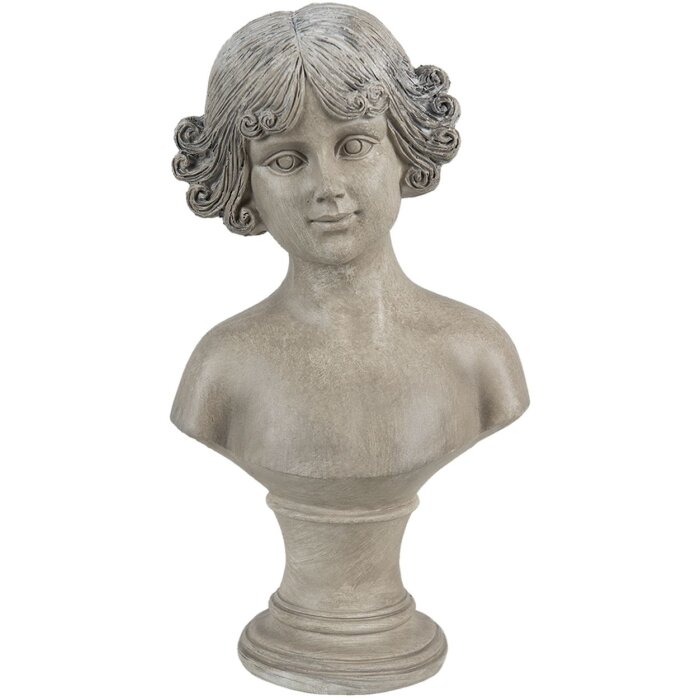 Clayre & Eef 6PR3547 Декоративный бюст бежевый 14x10x25 см