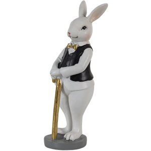 Clayre & Eef 6PR3584 Deko Kaninchen Schwarz...