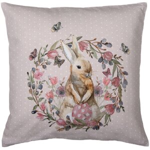 Clayre & Eef HBU21 Kissenhülle Rosa Beige 40x40 cm