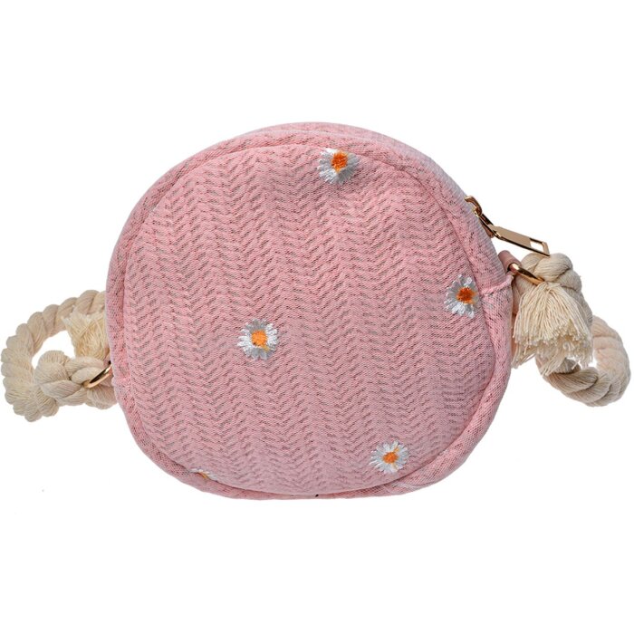 Clayre & Eef JZBG0258P Женская сумка розовая Ø 15 см