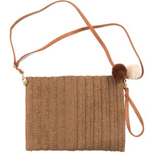 Clayre & Eef JZBG0260CH Женская сумка коричневая 27x3x20 см