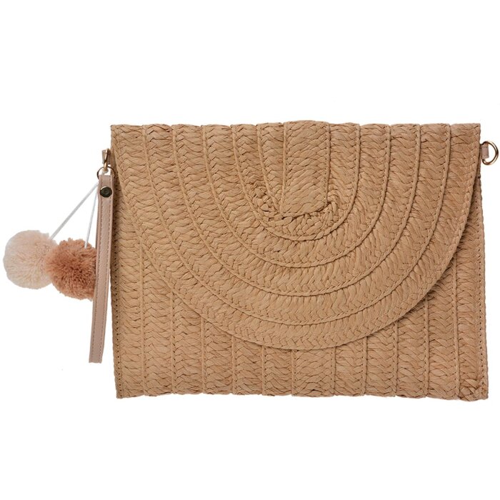 Clayre & Eef JZBG0260LCH Женская сумка коричневая 27x3x20 см