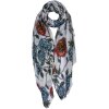 Clayre & Eef JZSC0668W Шарф женский с узором белый 90x180 см