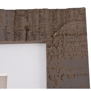 Henzo Holzrahmen Driftwood 30x30 cm mittelbraun mit Passepartout 18x18 cm
