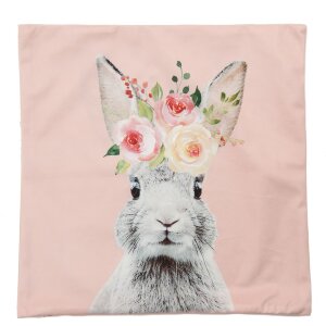 Clayre & Eef KT021.304 Kissenhülle Rosa 45x45 Zentimeter