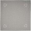 Clayre & Eef LYH15 Скатерть квадратная серая 150x150 см