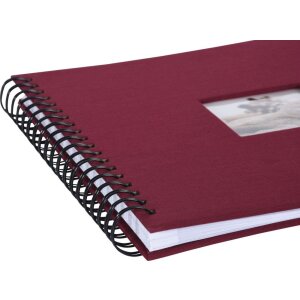 Henzo Spiralalbum Mika 26x26 cm 50 weiße Seiten