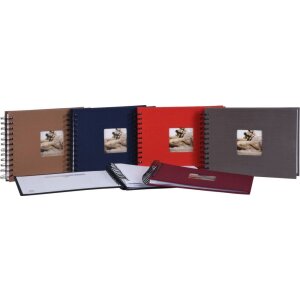 Henzo Spiralalbum Mika 26x26 cm 50 weiße Seiten