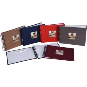 Henzo Spiralalbum Mika 26x26 cm 50 weiße Seiten