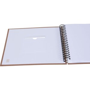 Henzo Spiralalbum Mika 26x26 cm 50 weiße Seiten