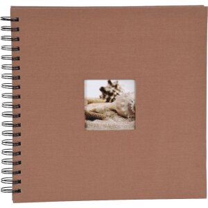 Henzo Spiralalbum Mika 26x26 cm 50 weiße Seiten