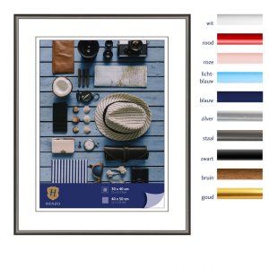 Kunststoffrahmen Napoli 40x50 cm stahl