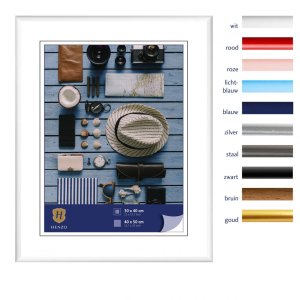 Henzo Kunststoffrahmen Napoli 40x50 cm weiß