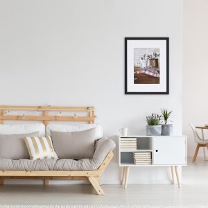 Henzo деревянная фоторамка JARDIN черная 30x40 см с паспарту 20x28 см