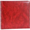 Henzo Fotoalbum BASICLINE rot 25x24,5 cm 60 weiße Seiten Pergaminblätter