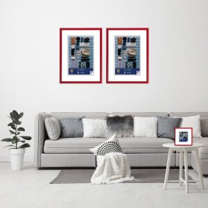 Пластиковая рамка Napoli 50x60 см красная