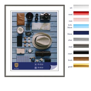 Kunststoffrahmen Napoli 50x60 cm stahl