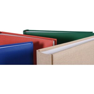 Henzo Fotoalbum PROMO COLOR sortiert 29x33,5 cm 100 weiße Seiten Leineneinband