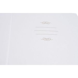 Henzo Fotoalbum LONZO weiß 28x30,5 cm 70 weiße Seiten