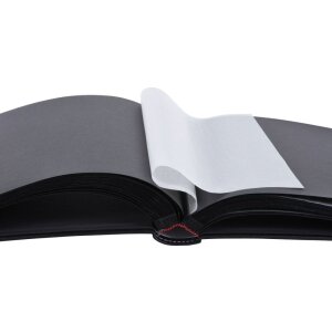 Henzo фотоальбом Lonzo 28x30,5 черный 70 черных страниц