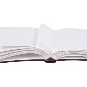 Henzo Fotoalbum Lonzo weinrot 30x36,5 cm 80 weiße Seiten für 400 Fotos