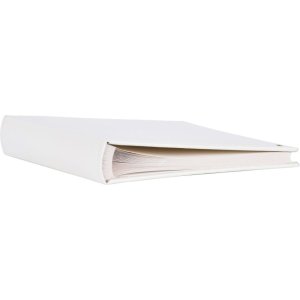 Henzo Fotoalbum Lonzo weiß 30x36,5 cm 80 weiße Seiten Pergaminblätter