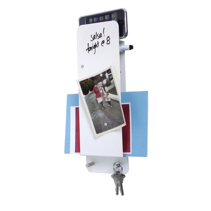 three by three Seattle ENTRY BUTLERS Ablagefach weiß beschreibbar 32x10x2,5 cm