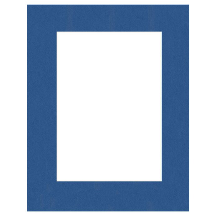 HNFD Passepartout nach Maß Bluette Royalblau 1,5 mm bis 70x100 cm