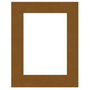 HNFD Passepartout nach Maß - Tabacco (mittelbraun)