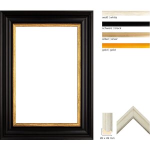 Walther Holzrahmen Vigo Silberkante 4,9 cm Sonderformat...