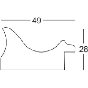 Деревянная рама Walther Vigo с серебряным кантом 2 вида стекла и форматы зондов