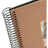 Goldbuch Spiralalbum Bella Vista haselnuss 20x20 cm 40 schwarze Seiten
