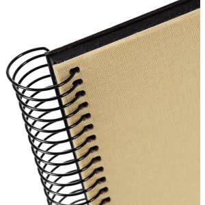 Goldbuch Spiralalbum Bella Vista beige 24x17 cm 40 schwarze Seiten