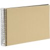 Goldbuch Spiralalbum Bella Vista beige 24x17 cm 40 schwarze Seiten