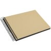 Goldbuch Spiralalbum Bella Vista beige 24x17 cm 40 schwarze Seiten