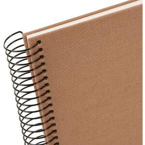 Goldbuch Spiralalbum Bella Vista haselnuss 24x17 cm 40 weiße Seiten