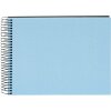 Goldbuch Spiralalbum Bella Vista himmelblau 24x17 cm 40 schwarze Seiten