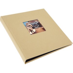 Goldbuch Fotoalbum Bella Vista beige 30x31 cm 60 Seiten schwarzer Fotokarton