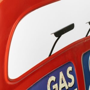 ZEP Настенное украшение DALLAS 50,5x6x47 см Автомобиль бензиновый красный