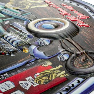 Жестяная табличка ZEP GARAGE 36x45 см