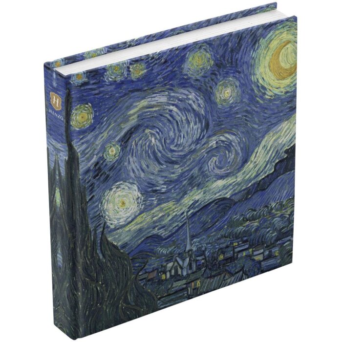 Henzo Jumbo Fotoalbum Van Gogh Sternennacht 30x30 cm 100 weiße Seiten