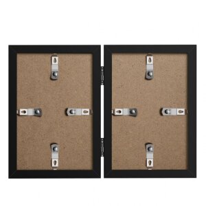 Henzo деревянная двойная рамка Piano 2 фото 10x15 см черная