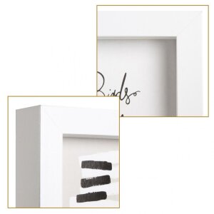 Henzo Holz-Doppelrahmen Piano 2 Fotos 13x18 cm weiß