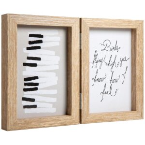 Henzo деревянная двойная рамка Piano 2 фото 13x18 см бежевый