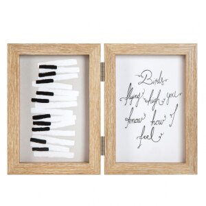 Henzo деревянная двойная рамка Piano 2 фото 13x18 см бежевый