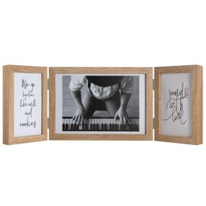 Henzo Holz-Doppelrahmen Piano 3 Fotos 10x15 cm 15x20 cm...