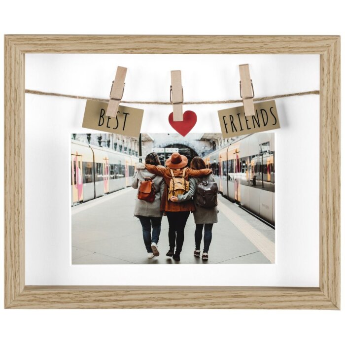 Hama Holz-Fotorahmen Best Friends 10x15 cm eiche